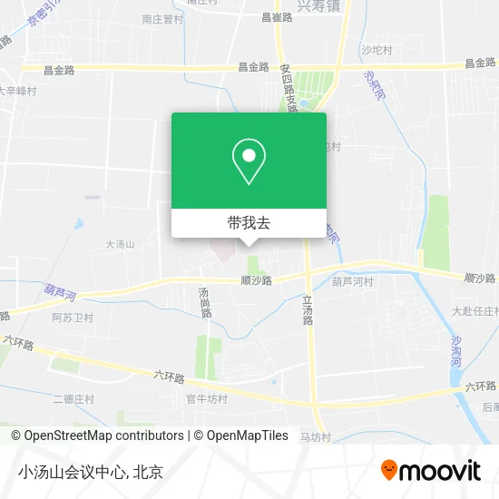 小汤山会议中心地图