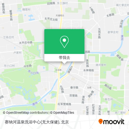 赛纳河温泉洗浴中心(无大保健)地图
