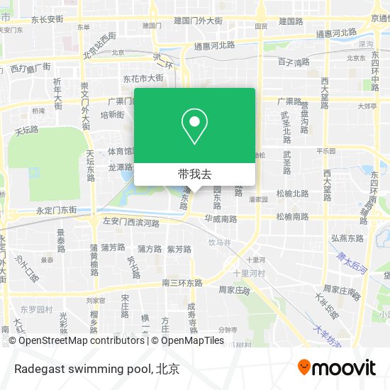 Radegast swimming pool地图