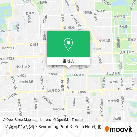 科苑宾馆 游泳馆/ Swimming Pool, KeYuan Hotel地图