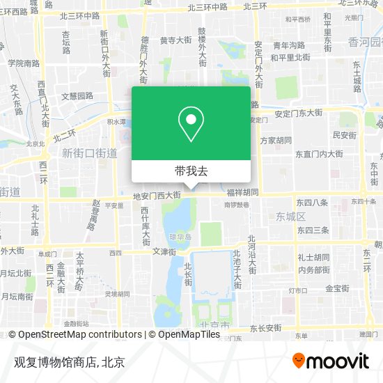 观复博物馆商店地图