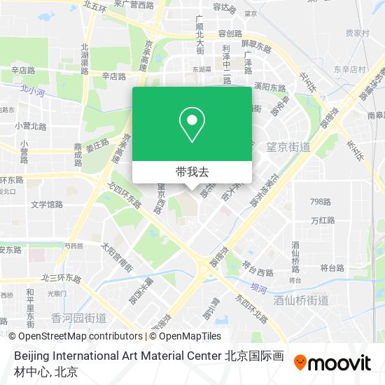 Beijing International Art Material Center 北京国际画材中心地图