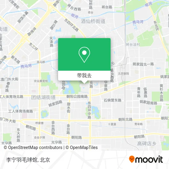 李宁羽毛球馆地图