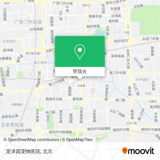 宠泽园宠物医院地图
