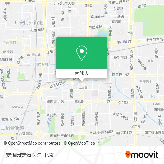 宠泽园宠物医院地图