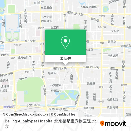 Beijing Allbabypet Hospital 北京都是宝宠物医院地图