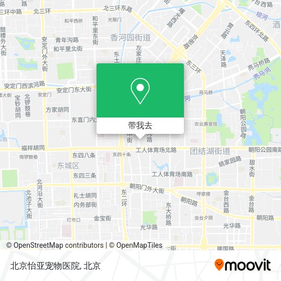 北京怡亚宠物医院地图