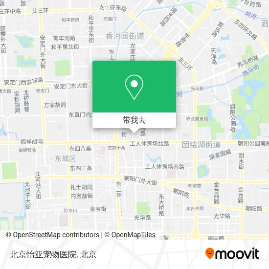 北京怡亚宠物医院地图
