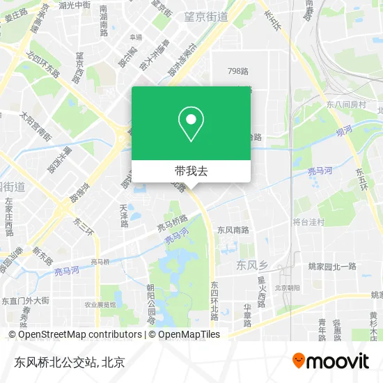 东风桥北公交站地图