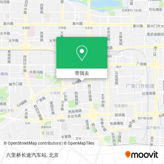 六里桥长途汽车站地图