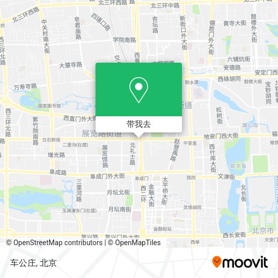 车公庄地图