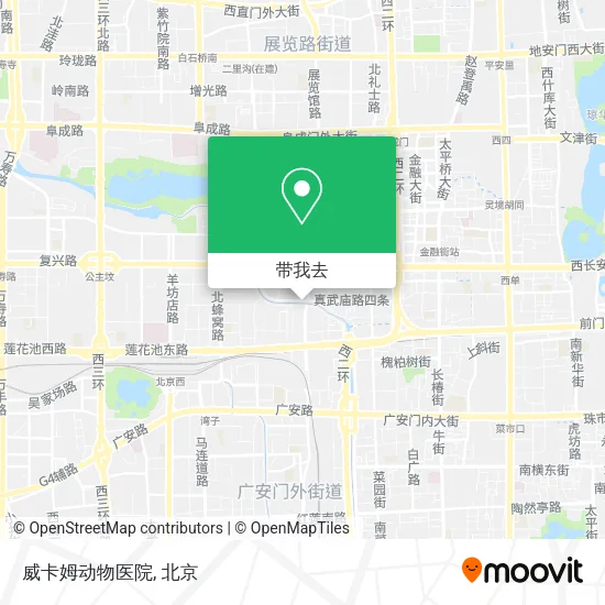 威卡姆动物医院地图