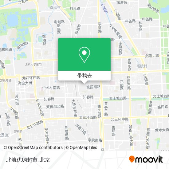 北航优购超市地图
