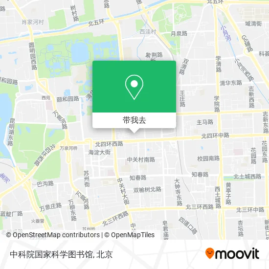 中科院国家科学图书馆地图
