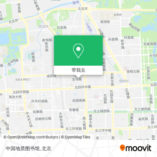 中国地质图书馆地图