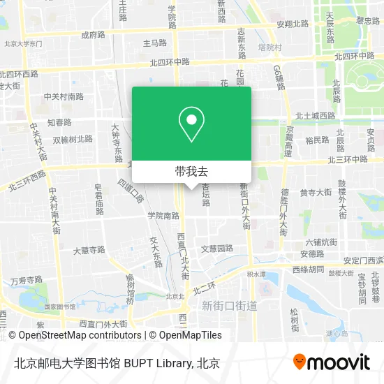 北京邮电大学图书馆 BUPT Library地图