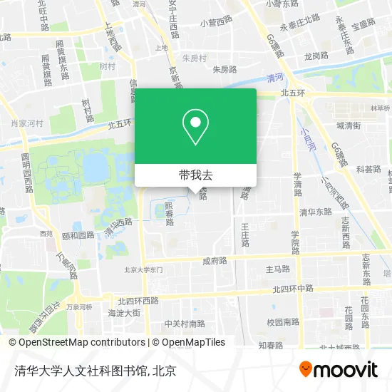 清华大学人文社科图书馆地图