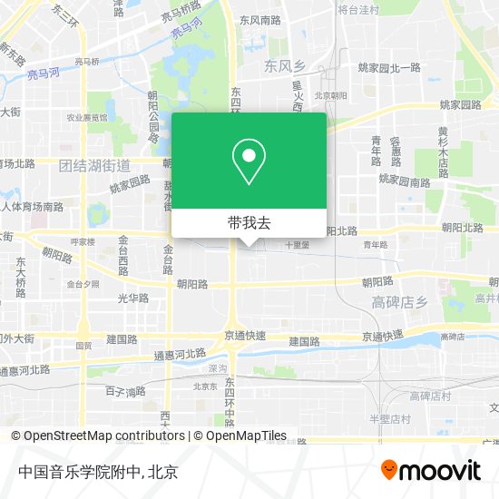 中国音乐学院附中地图