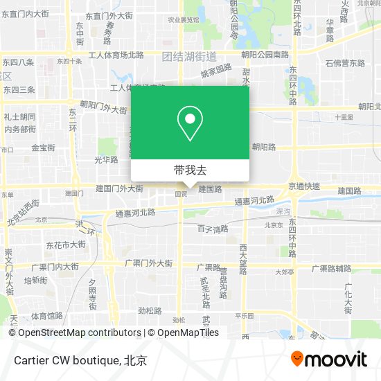 Cartier CW boutique地图