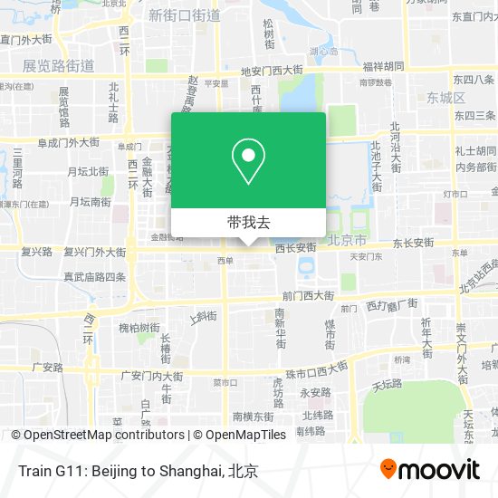 Train G11: Beijing to Shanghai地图