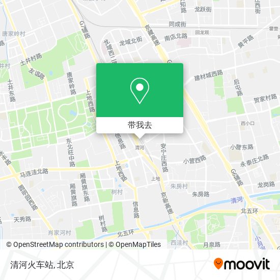 清河火车站地图