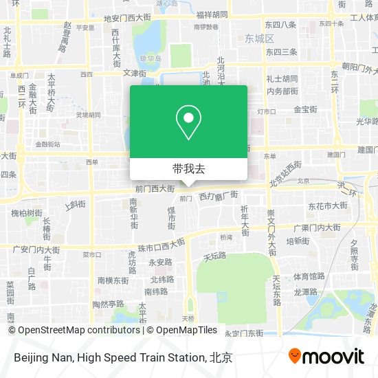 Beijing Nan, High Speed Train Station地图