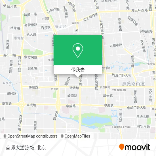 首师大游泳馆地图