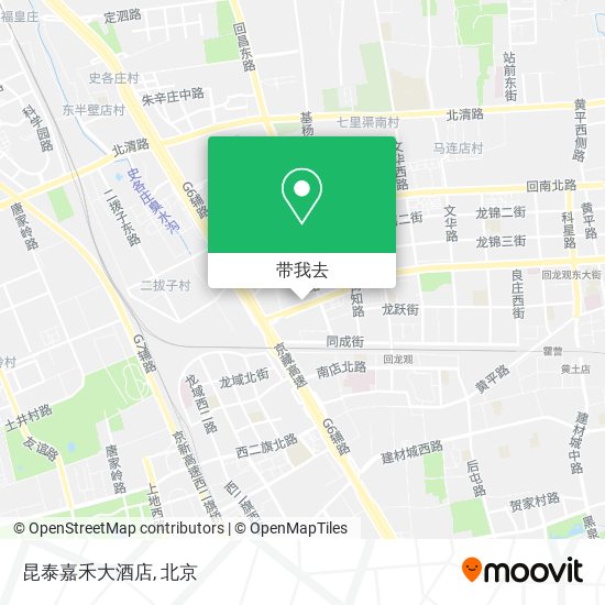 昆泰嘉禾大酒店地图