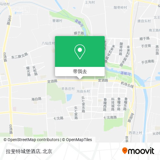 拉斐特城堡酒店地图