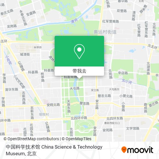 中国科学技术馆 China Science & Technology Museum地图