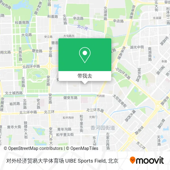 对外经济贸易大学体育场 UIBE Sports Field地图