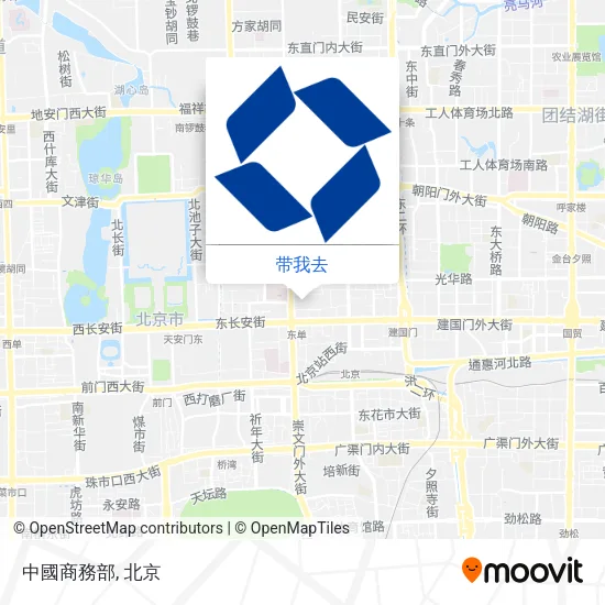 中國商務部地图