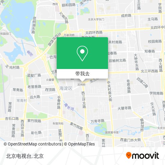 北京电视台地图