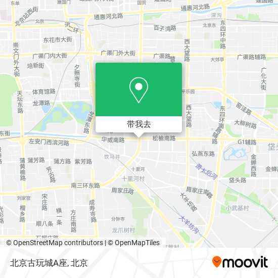 北京古玩城A座地图