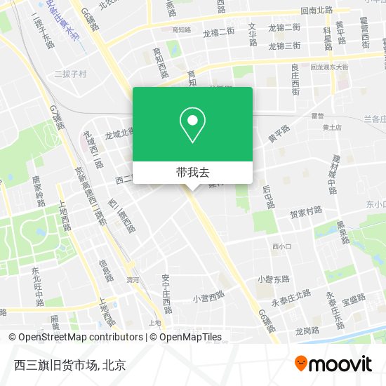 西三旗旧货市场地图