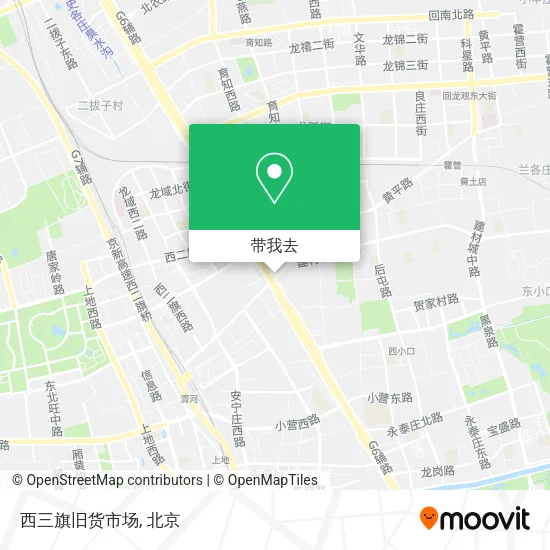 西三旗旧货市场地图