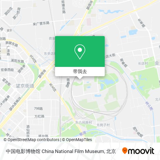 中国电影博物馆 China National Film Museum地图