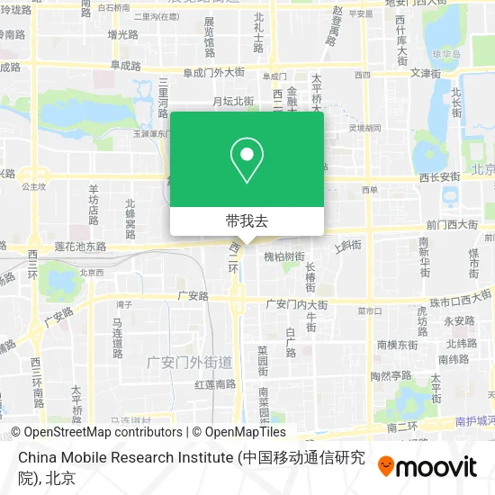 China Mobile Research Institute (中国移动通信研究院)地图