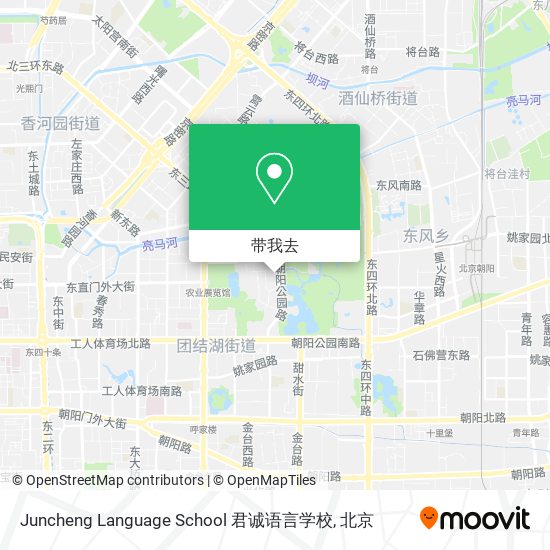 Juncheng Language School 君诚语言学校地图