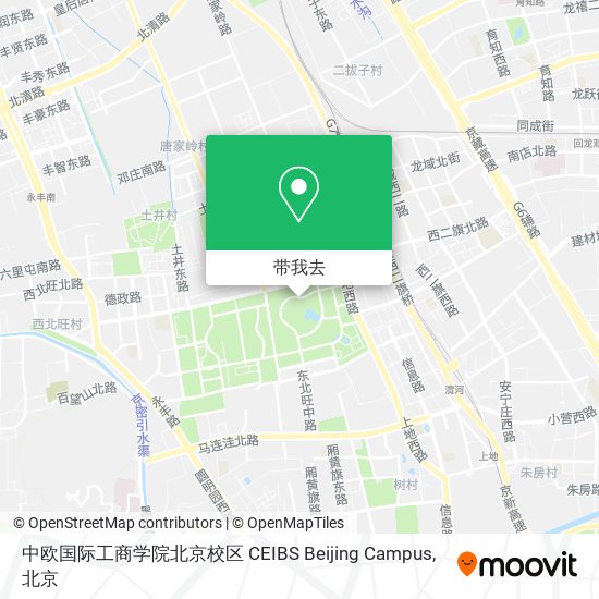 中欧国际工商学院北京校区 CEIBS Beijing Campus地图