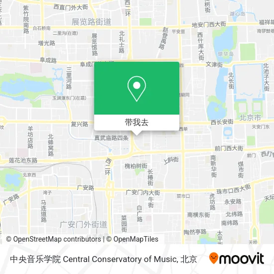 中央音乐学院 Central Conservatory of Music地图