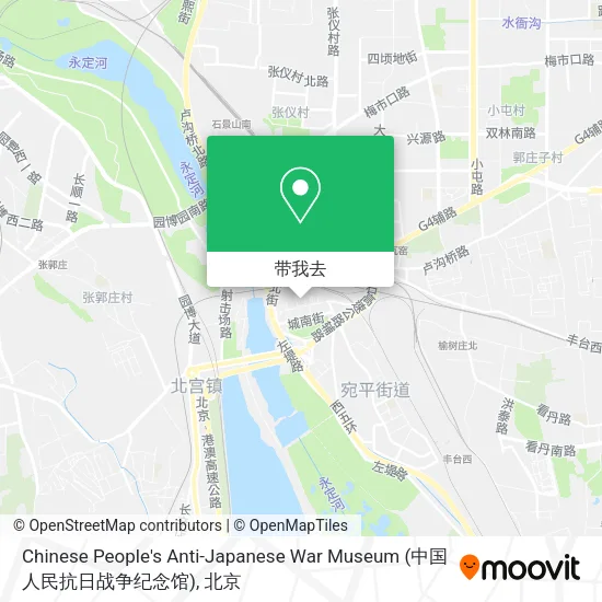Chinese People's Anti-Japanese War Museum (中国人民抗日战争纪念馆)地图