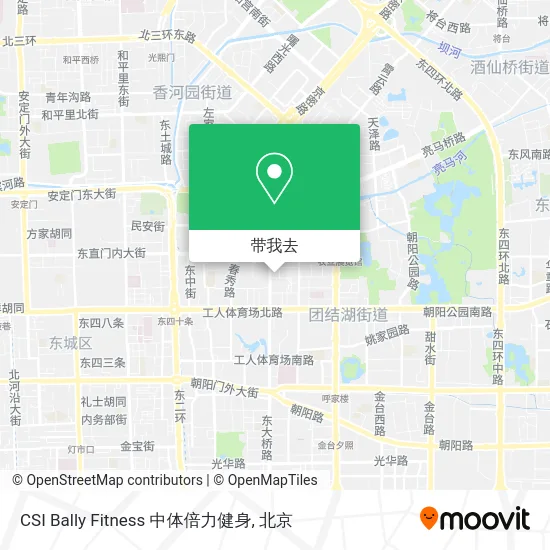 CSI Bally Fitness 中体倍力健身地图