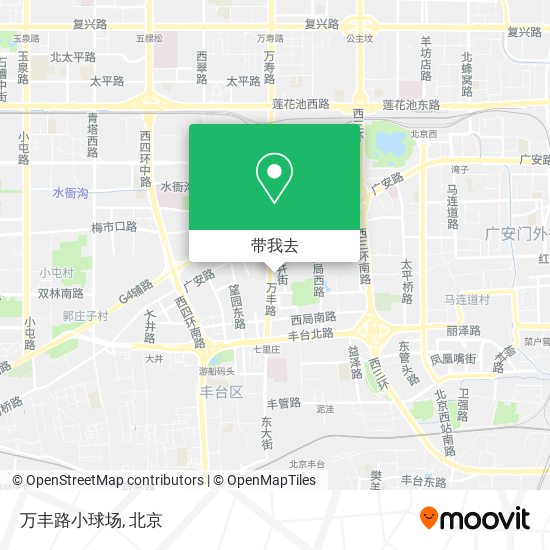 万丰路小球场地图
