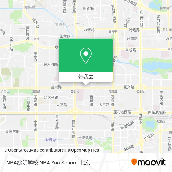 NBA姚明学校 NBA Yao School地图