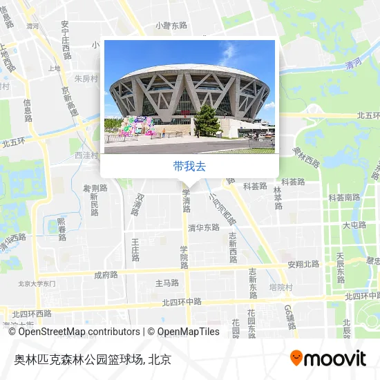 奥林匹克森林公园篮球场地图