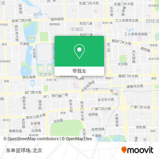东单篮球场地图