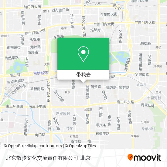 北京散歩文化交流責任有限公司地图