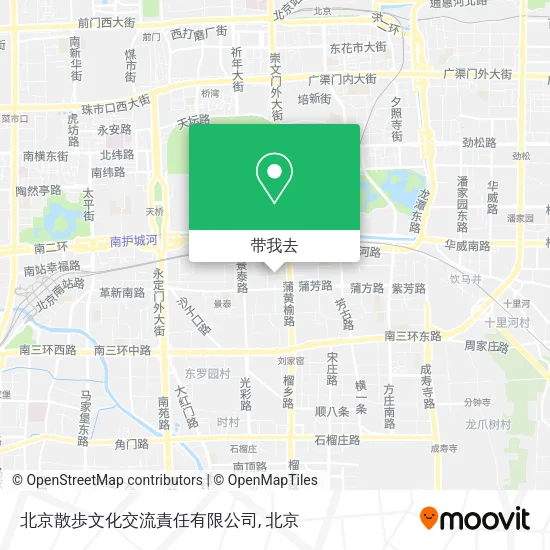 北京散歩文化交流責任有限公司地图