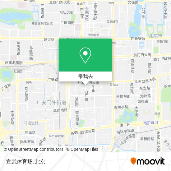 宣武体育场地图